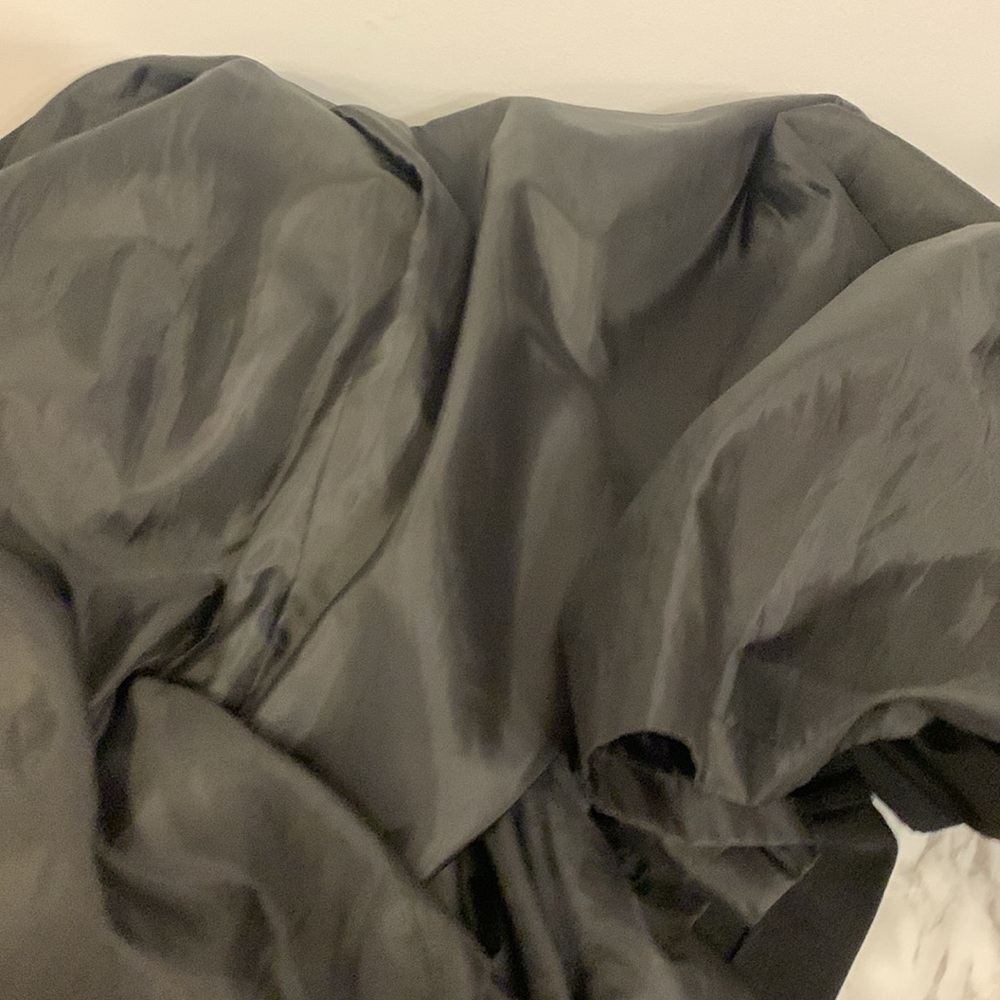 Elegant Black Women's Dressy Trench Coat - Picture 14 of 15